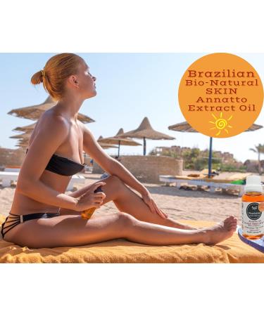 Nativilis Amazonian Urucum Seed Extract Annatto Oil 30 ml (Bixa orellana L.) Emolient for Suncream Lotion Brazilian Bio-Natural Skin Tanning Oil - Copaiba Benefits - Buy Online on GoSupps.com