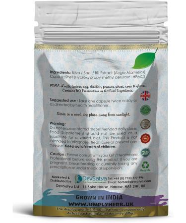 Bilva - Bael Leaf Capsule (600 Capsules) 600 Count (Pack of 1) - Buy Online on GoSupps.com