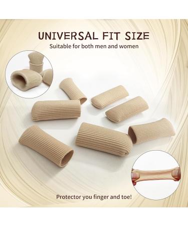 10 Pieces Gel Toe Protective Caps - Silicone Toe Protection for Corns Calluses & Blisters - Men's & Women's Sizes S M L - Comfortable Foot Care - Buy Online on GoSupps.com