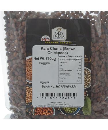 Old India Kala Chana (Brown Chickpeas) 750g - Premium Quality | Buy Online - Buy Online on GoSupps.com