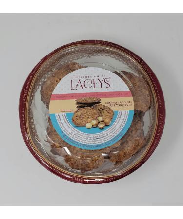 Laceys Macadamia & Milk Chocolate Cookies A Tasty Back to School Treat Great with Cofee Tea or a Scoop of Ice Cream -709g - Buy Online on GoSupps.com