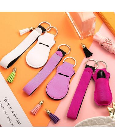 30-Piece Lipstick Holder Keychain with Wristlet & Colored Tassel Pendants for Women - Perfect for Travelling - Buy Online on GoSupps.com