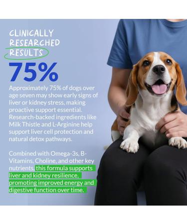 Milk Thistle for Dogs - 120 Chewable Tablets - Silymarin - Liver and Kidney Support with EPA & DHA - Detox - Liver Supplement for Dogs with Choline and L-Arginine Tablet for Dogs - Buy Online on GoSupps.com