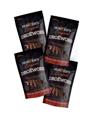 Hunters Droewors 1kg Original Beef Sticks Droewors High Protein Low carb Thin Sticks of Authentic Beef Droewors Convenient Snack Original Beef Sticks Droewors 1 kg (Pack of 1) - Buy Online on GoSupps.com