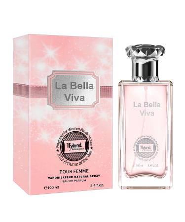 Hybrid & Company La Bella Viva Pour Femme Eau De Parfum Natural Spray Vaporisateur 3.4FL.OZ