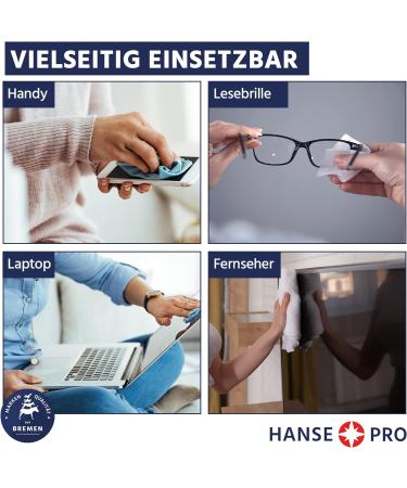 Hanseatic Pro Glasses Cleaner 500ml | Fast Strip-Free Cleaning Spray for Glasses & Displays | Ideal for Refilling | 1 Pack - Buy Online on GoSupps.com