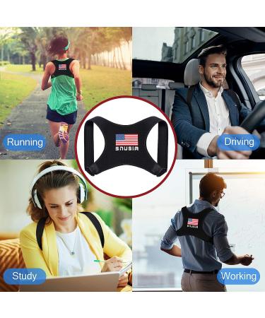 SNUSIM Posture Corrector Upper Back Brace for Women and Men - Pain Relief Support Belt for Neck, Shoulders, and Spine - Breathable and Adjustable - Buy Online on GoSupps.com