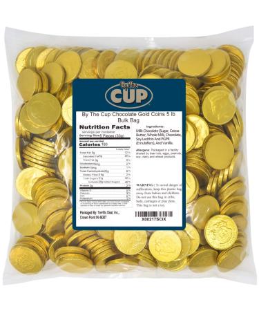 By The Cup Chocolate Gold Coins 5 lb Bulk Bag