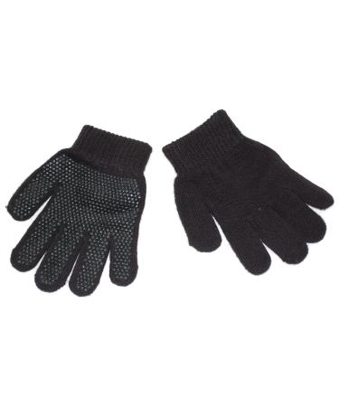Childrens magic gripper gloves. BNWT. Available in choice of 7 colours red navy blue lilac pale blue black baby pink or purple. Super stretchy fits 4-10 year olds. (Black) - Buy Online on GoSupps.com