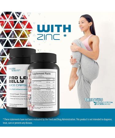 Pro Lean Belly Juice Capsules - Daily Cleanse & Detox Supplement for Digestive & Immune Health - With Psyllium & Aloe - Promotes Regularity, Wellness & Energy - Buy Online on GoSupps.com