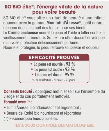 So'Bio tic My Donkey Milk Nourishing Creamy Cream 50ml - Buy Online on GoSupps.com