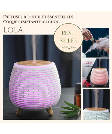 Zen ar me LOLA Essential Oil Diffuser - Ultrasonic Aroma Therapy with USB 2 Modes Automatic Stop LED Lighting - Silent & Compact - Buy Online on GoSupps.com