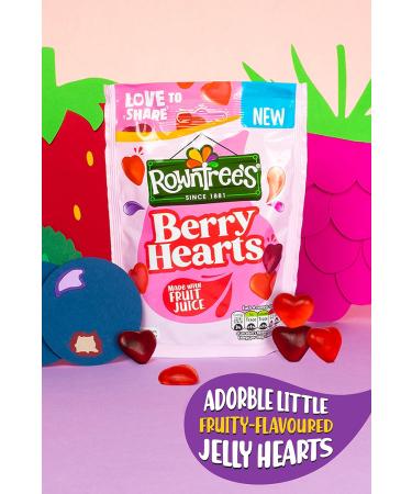 Nestl Rowntree s Berry Hearts 115g - Buy Online on GoSupps.com