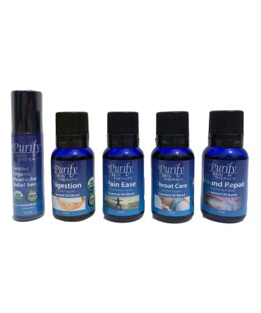 Travel Essential Oil Set USDA Organic 100% Pure