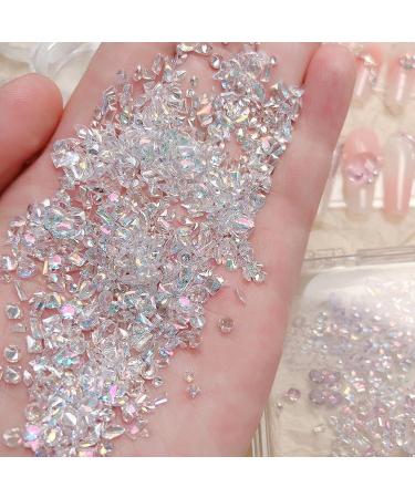 FEIlei 50PCS 3D Zircon Nails Rhinestones Jewelry DIY Professional Parts Nail Art - Buy Online on GoSupps.com