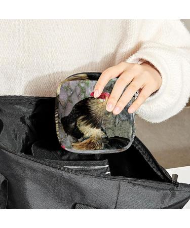 GIAPB Period Bag - Sanitary Napkin & Makeup Storage Pouch - Animal Poultry Color5180 - Buy Online on GoSupps.com