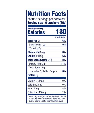 Triscuit Garlic & Onion Poppy Seed Crackers 8oz (Pack of 6) | Non-GMO, Savory Snack Option - Buy Online on GoSupps.com