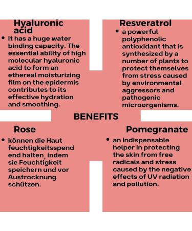 Biofresh cosmetics Via Natural hyaluronic day cream - filler with pomegranate and rose oil resveratrol anti-aging day cream 50ml - Buy Online on GoSupps.com