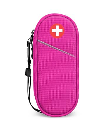 Sithon epipen Medical carrier bag portable emergency pocket Isolated medication pocket organizer for 2 epipens asthma inhaler anti-histamine AUVI-Q Allergy Medicine Essentials (e.g.-Rose red) - Buy Online on GoSupps.com