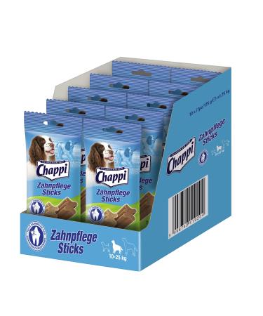 Chappi dental dog snacks-70 dental care sticks to reduce tartar & dental surface for medium-sized dogs of 10-25 kg 10 pack (10 x 175 g) - Buy Online on GoSupps.com