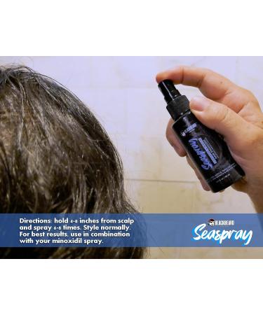 Blackbeard Seaspray Hair Energizer - Men's Biotin & Caffeine Hair Serum Spray for Thicker Fuller Hair - 2.1 Fl Oz Hair Thinning Treatment - Buy Online on GoSupps.com