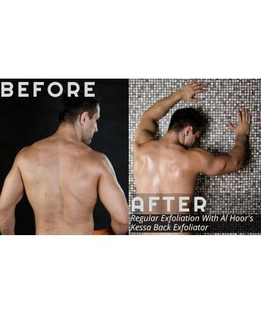 AL HOOR Moroccan Kessa Back Scrubber - Long Strap Viscose Exfoliator for Smooth & Glowing Skin - Acne & Ingrown Hair Treatment - Dry & Dead Skin Remover - Buy Online on GoSupps.com