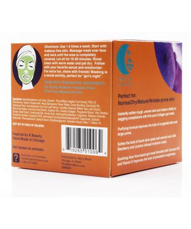 Buy Anti-Aging Collagen Mask - Hydrate Reduce Dark Spots & Minimize Pores - 4oz Jar with Rosewater & Coconut Oil - Buy Online on GoSupps.com