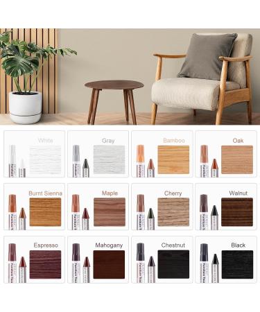 DEWEL Wood Furniture Markers & Filler Sticks Repair Kit - 12 Colors for Scratch & Stain Repair on Wood Surfaces | Fast International Shipping - Buy Online on GoSupps.com