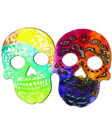 Color Diffusing Sugar Skulls - Vibrant DIY Craft Kit for Kids and Adults - Buy Online on GoSupps.com