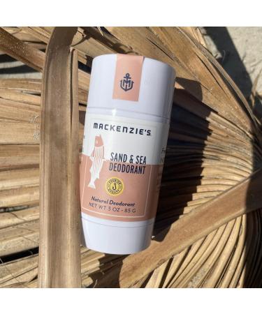 MacKenzie's Sand & Sea Deodorant - Holiday Gifts - Stocking Stuffers - Gifts for Women - Gifts for Men - Coastal Gifts - Natural - Sea Salt - Ozone - Citrus - 3 oz - Buy Online on GoSupps.com