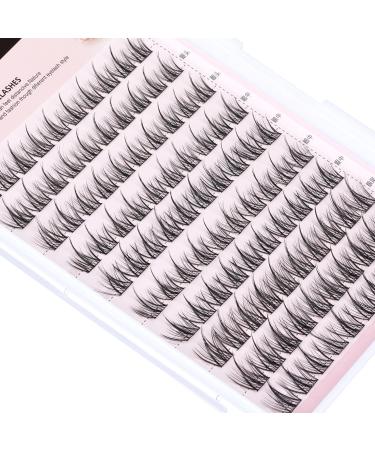 D.I.Y. Wispy D Curl Eyelash Extension Kit - 63Pcs Cluster Lashes with Waterproof Bond & Seal, Tweezers Included | Goddvenus G-manga - Buy Online on GoSupps.com