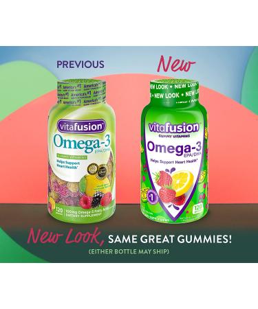 VitaFusion Omega-3 EPA/DHA 120 Gummies - Buy Online on GoSupps.com