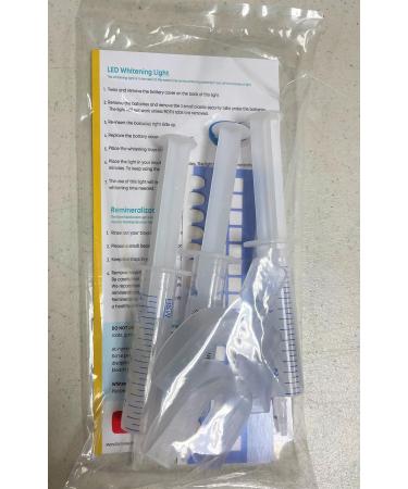 White Teeth Global 3-10cc 44% Syringes Optimized Strongest Professional Strength Carbamide Peroxide Teeth Whitening (Includes 2 Mouth Trays and 1 Shade Guide)