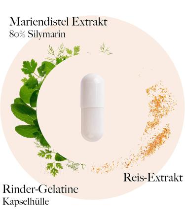 Herbal Trade Sankt Anton Mary Thistle Capsules - High Dose 80% Silymarin - Premium Quality German 90 Capsules - Buy Online on GoSupps.com