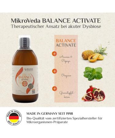 Microveda Advanced Cure Set - 2x0.5L Vegan Microbiotic Ferment Drink in Glass Bottles | Activate Sensitive & Balance - Buy Online on GoSupps.com