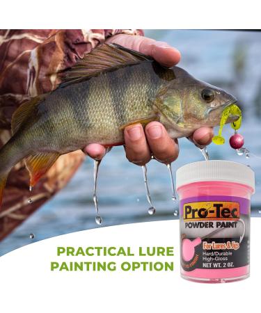 Lurwind Pro-Tec Powder Paint Kit for Fishing Lures - Black/Green Chartreuse/Hot Pink 2oz 3 Pack - Buy Online on GoSupps.com