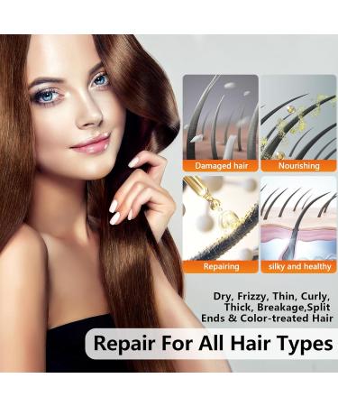 Buy Hair Vitamins Treatment Oil Capsules - No Rinse Essence for Frizzy Dry & Damaged Hair - Vitamin A C E Pro-Vitamin B5 Argan Macadamia & Avocado Oils - 4 Fl Oz (Pack of 2) - International Shipping Available - Buy Online on GoSupps.com