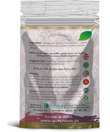 Manjistha Capsule (600 Capsules) 600 count (Pack of 1) - Buy Online on GoSupps.com