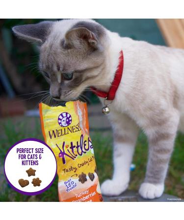 Wellness Kittles Crunchy Cat Treats - Grain Free Tuna & Cranberry, 2 oz - Buy Online on GoSupps.com