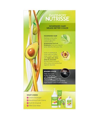 Garnier Nutrisse Ultra Color BL11 Jet Blue Black Hair Dye - Nourishing Creme, Permanent Color - 1 Count - Buy Online on GoSupps.com