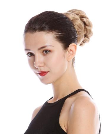 WIG ME UP N794-27T613 Bun Hair Piece - Elaborately Braided Large Corkscrew Curls in Blonde Mix for International Shipping - Buy Online on GoSupps.com