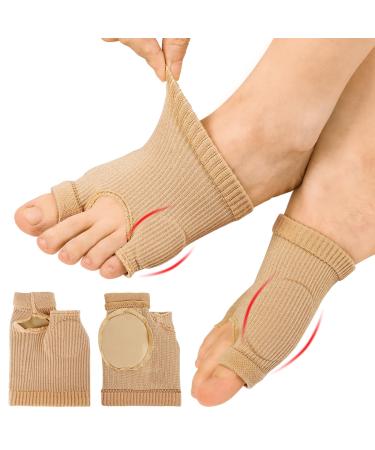 Bunion Pads Upgraded Bunion Relief Protector Guards for the Thumb and Little Toe Breathable for Day and Night Support Providing Relief from Hallux Valgus Pain Two Sizes Fits Most
