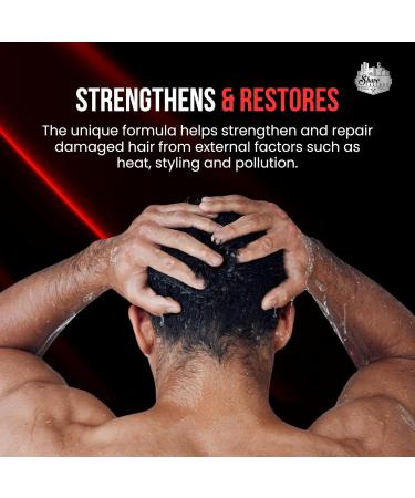 The Shave Factory Paraben Free Hair Shampoo Natural Formula for Healthy and Shiny Hair Free from Harmful Chemicals Suitable for Daily Use 1000ML - Buy Online on GoSupps.com