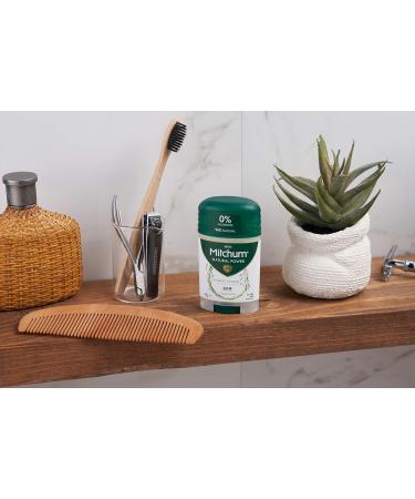 Mitchum Men Natural Deodorant Stick - Aluminum-Free, Vegan, Cruelty-Free with Cedarwood - 96% Natural Ingredients - Buy Online on GoSupps.com