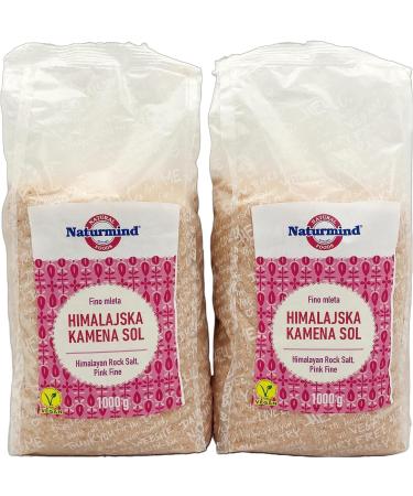Premium Himalayan Salt - 500g | 2 Pack Pure and Natural Himalayan Salt | Healthy Choices | Versatile Uses | Ideal for Cooking Seasoning and More