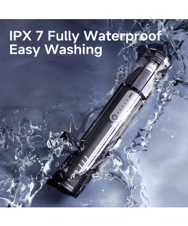 Buy Grey Nose Ear Trimmer Clipper - Fast Charge Type-C IPX7 Waterproof Painless Hair Trimmer for Men & Women Touch Control Dual Edge Blades - Buy Online on GoSupps.com