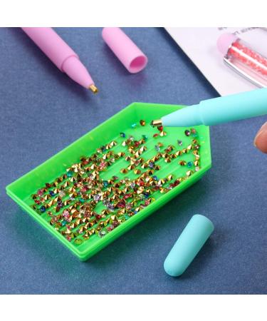 4 Pieces Diamond Painting Drill Pen Set - DIY 5D Diamond Painting & Nail Art Craft Tools - Point Drill Pen for Sewing & Children's Handicraft - 4 Colors - Buy Online on GoSupps.com