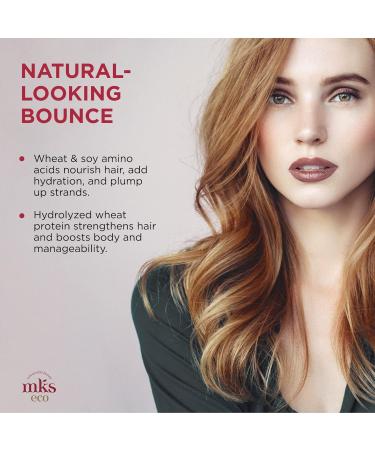 MKS eco Bounce Original Scent - 4 fl oz - Volumizing Spray - Natural-Looking Weightless Volume - Moroccan Argan Oil Hemp Seed Oil & Panthenol - Vegan & Cruelty Free - Buy Online on GoSupps.com