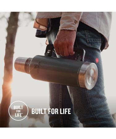 Stanley Classic Legendary Thermos Bottle 1.9L - Keeps Drinks Hot or Cold for 45 Hours - BPA-Free Dishwasher Safe Hammertone Green - Buy Online on GoSupps.com