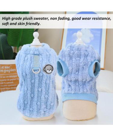 Cozy Blue Winter Dog Sweater for Small & Medium Dogs | Stylish Cat Sweater | Warm Dog Clothing - Buy Online on GoSupps.com